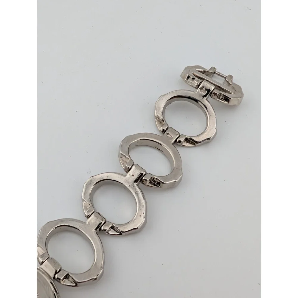 2008 Avon Silvertone Circle Watch Women 26mm Case‎ 7